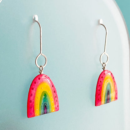 Rainbows | Silver Filled - Midi Size Earrings