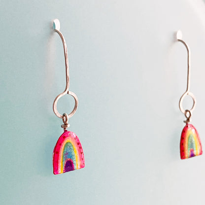 Rainbows | Silver Filled - Mini Size Earrings