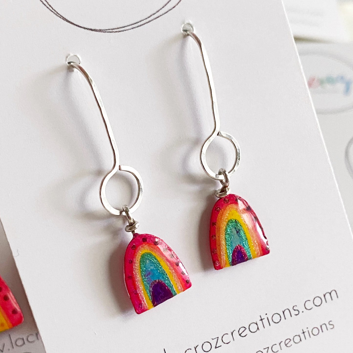 Rainbows | Silver Filled - Mini Size Earrings